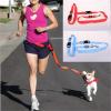 YDYAENIO Adjustable Hands-Free Dog Leash with Waist Belt, Orange view 2