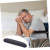 BIUDECO 2-Piece PVC Sponge Armrest Pads for Wheelchairs, Blue view 3