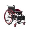 CFMAIF Folding Lightweight Aluminum Wheelchair, Self-Propelled, 38 cm/14.9 in Seat, Red view 1