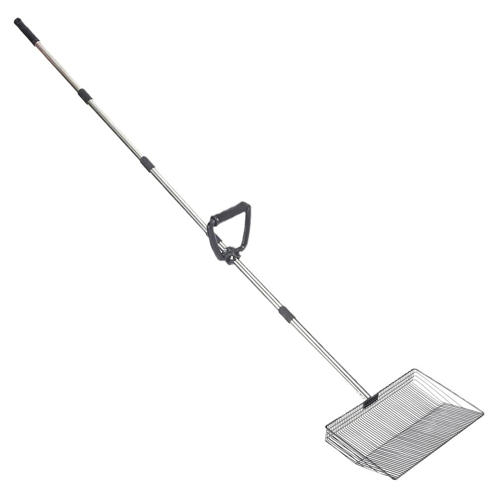 Chicken Manure Shovel, Telescoping Long-Handle Bedding Shovel