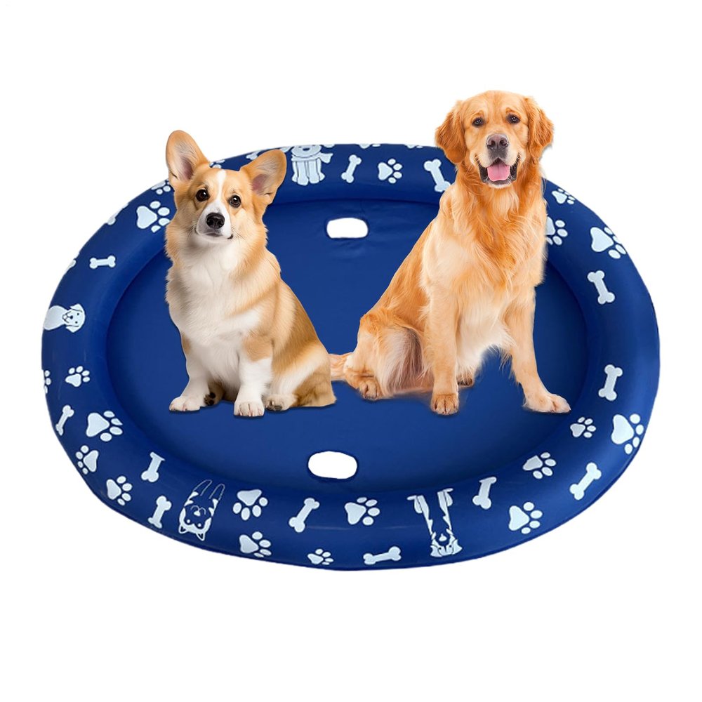 Scratch-Resistant Foldable Inflatable Dog Bath