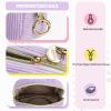 Sanitary Pad and Tampon Storage Bag with Zipper, Purple view 3