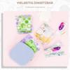 Sanitary Pad and Tampon Storage Bag with Zipper, Purple view 4
