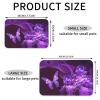 Purple Butterfly Printed Feeding Mats for Dogs and Cats view 4