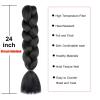 24-Inch Synthetic Jumbo Braiding Hair Extensions, 3 Pieces view 3