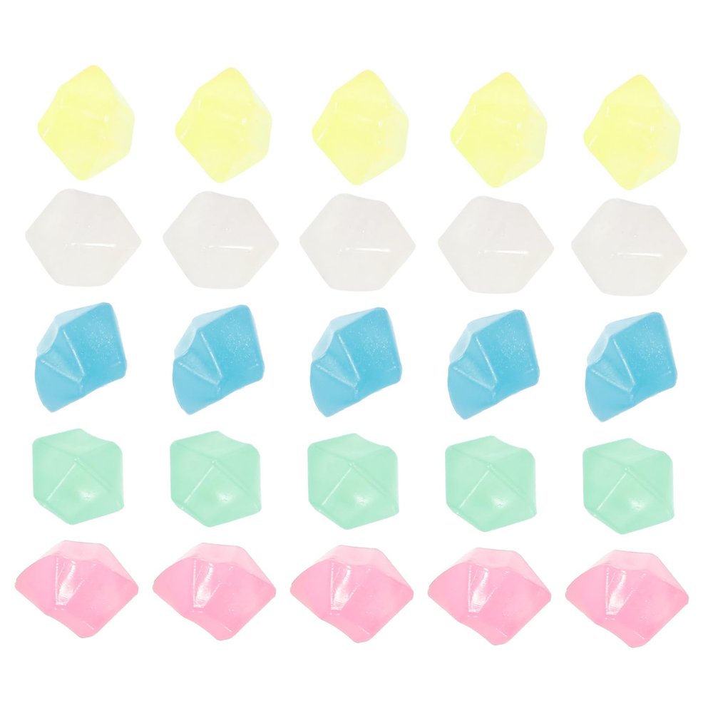ibasenice 400 pcs Glow Stones for Aquariums and Gardens