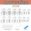 24-Piece French Press-On Nails with Jelly Gel Kit view 2