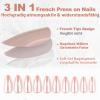 24-Piece French Press-On Nails with Jelly Gel Kit view 3