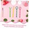 4-Piece Tongue Trainer Set in ABS and Stainless Steel for Oral Coordination view 3