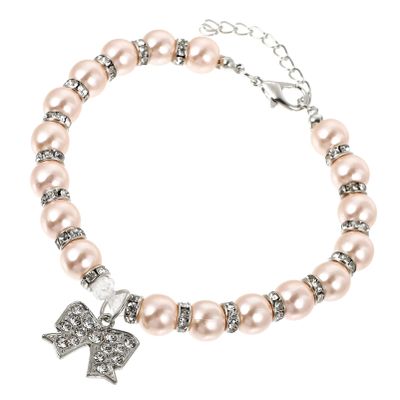 ifundom Pearl Pet Necklace with Pendant