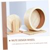 Quiet Design Wheel for Hamsters and Golden Hamsters, Khaki view 2