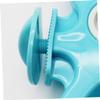 UPKOCH Hanging Pet Bowl, Double Bowl for Water and Food, Small Blue, Non-Slip, Space-Saving Design for Cats and Dogs view 2