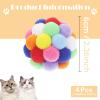 Vebetter Felt Balls for Cats - 4 Pack view 2
