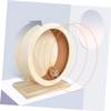 TOYANDONA Wooden Hamster Wheel view 4