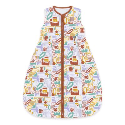 emma & noah Baby Sleep Sack, 1.0 TOG, Organic Cotton, OEKO-TEX Certified, Colorful Shapes