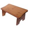 Beaupretty Adult Toilet Stool with Teak Wood Finish view 1