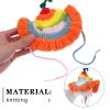 VERDANVERSE Cat Hat - Rainbow Knit Costume view 3