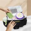 JTKSSCS Large-Capacity Diaper Bag Stroller Organizer with Bottle Holder, Black view 4