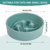 Ceramic Slow Feeder Bowl for Cats and Dogs view 2