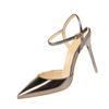 Midnight Style Pointed Stiletto High Heels, One-Strap Sandals, Bronze, EU 37 view 1