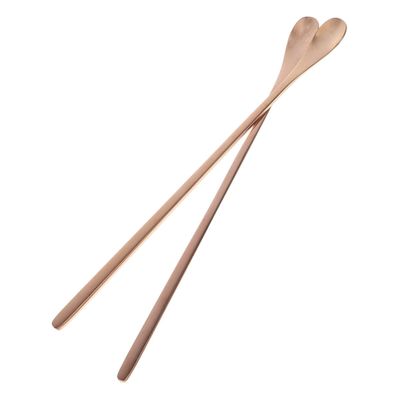 ERINGOGO 2-Piece Reptile Feeding Spoons with Long Stainless Steel Handles