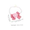 ibasenice 2-Piece Adjustable Cat Collars with Flower, Bow, and Faux Pearls view 2