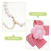 ibasenice 2-Piece Adjustable Cat Collars with Flower, Bow, and Faux Pearls view 3