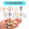 1 Box, Approx. 220 Natural Seashells and Starfish for Crafts and Decor view 2