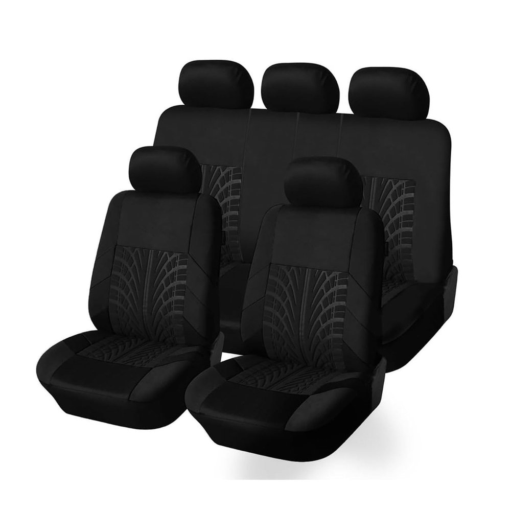 WINGOT Car Seat Covers for Mazda MX-5 Miata Roadster (ND/NC/NB/NB-FL/NA), All-Weather, Breathable, Wear-Resistant, Side-Airbag Compatible, Black, 5 Seats