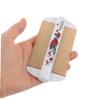 Self-Cleaning Bamboo Hair Comb with Fine Teeth, White, for Daily Care view 4