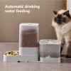 Automatic Cat and Dog Feeder with Large Container, Stainless Steel Bowl and Accessories view 2