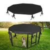 8-Panel Dog Dust Cover, 210D Oxford Fabric, Black view 2