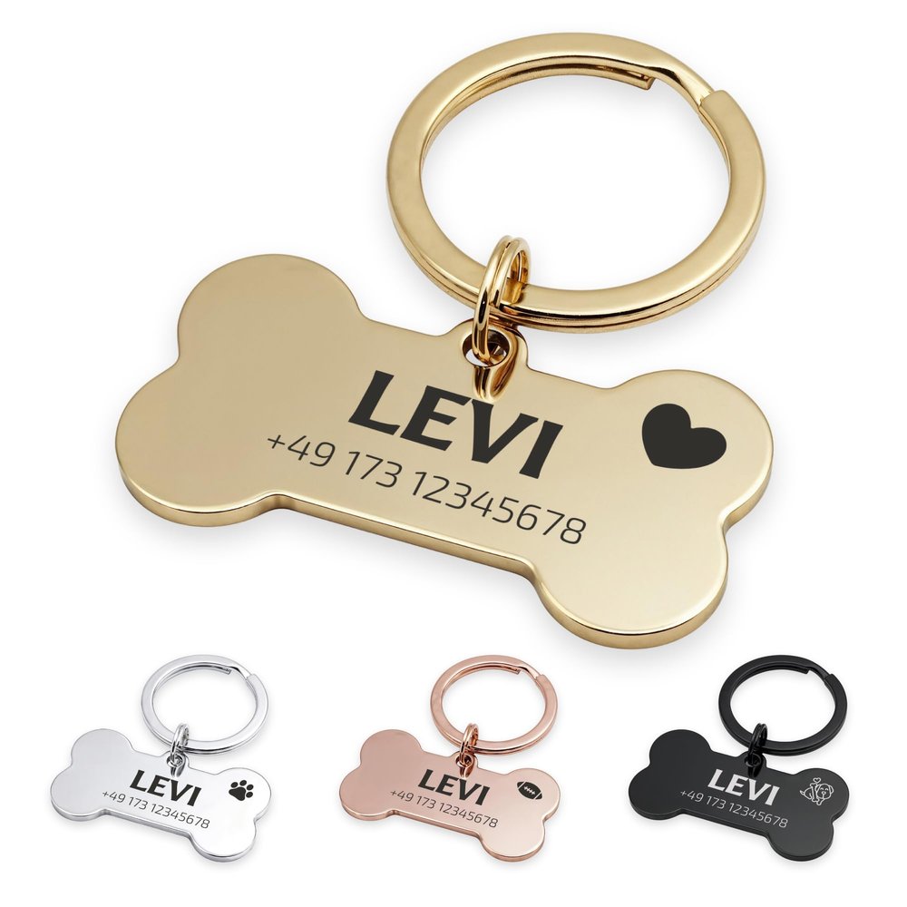 FELLSOCKE Personalized Dog Tag with Engraving