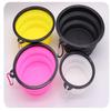 Foldable Silicone Dog Bowl with Carabiner for Dogs and Cats view 2