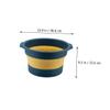 TOYZFRIENDY Foldable Foot Bath and Washing Bucket view 2