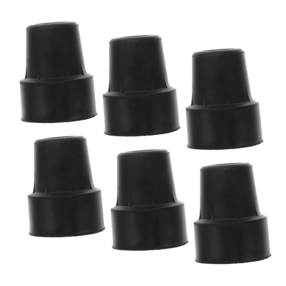 ERINGOGO 6-Piece Non-Slip Rubber Tips for Walking Sticks