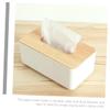 Rectangular Tissue Box Holder with Lid for Home view 2