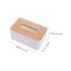 Rectangular Tissue Box Holder with Lid for Home view 3