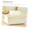 Rectangular Tissue Box Holder with Lid for Home view 4
