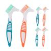 Denture Cleaning Brushes with Double Head, 6 Count, Nylon view 1