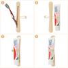 Linkidea Travel Case for Manual Toothbrushes, Beige view 4