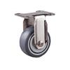 ZGHQHCDRH 304 Stainless Steel Furniture Caster, 50 mm, TPR Rubber, 120 kg Capacity, for Furniture Carts (1.5 in) view 1
