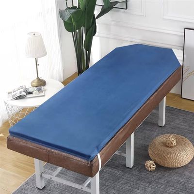 LDLCYCN Blue Massage Table Mattress Topper, 190 x 70 cm, 5 cm Thick