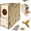 YGHBFRSZ Bird Seed Winnower, Wooden Husk Separator with Drawer view 1