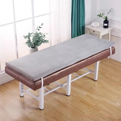 Gray Massage Table Mattress Topper, 180 × 60 cm, 5 cm Thick