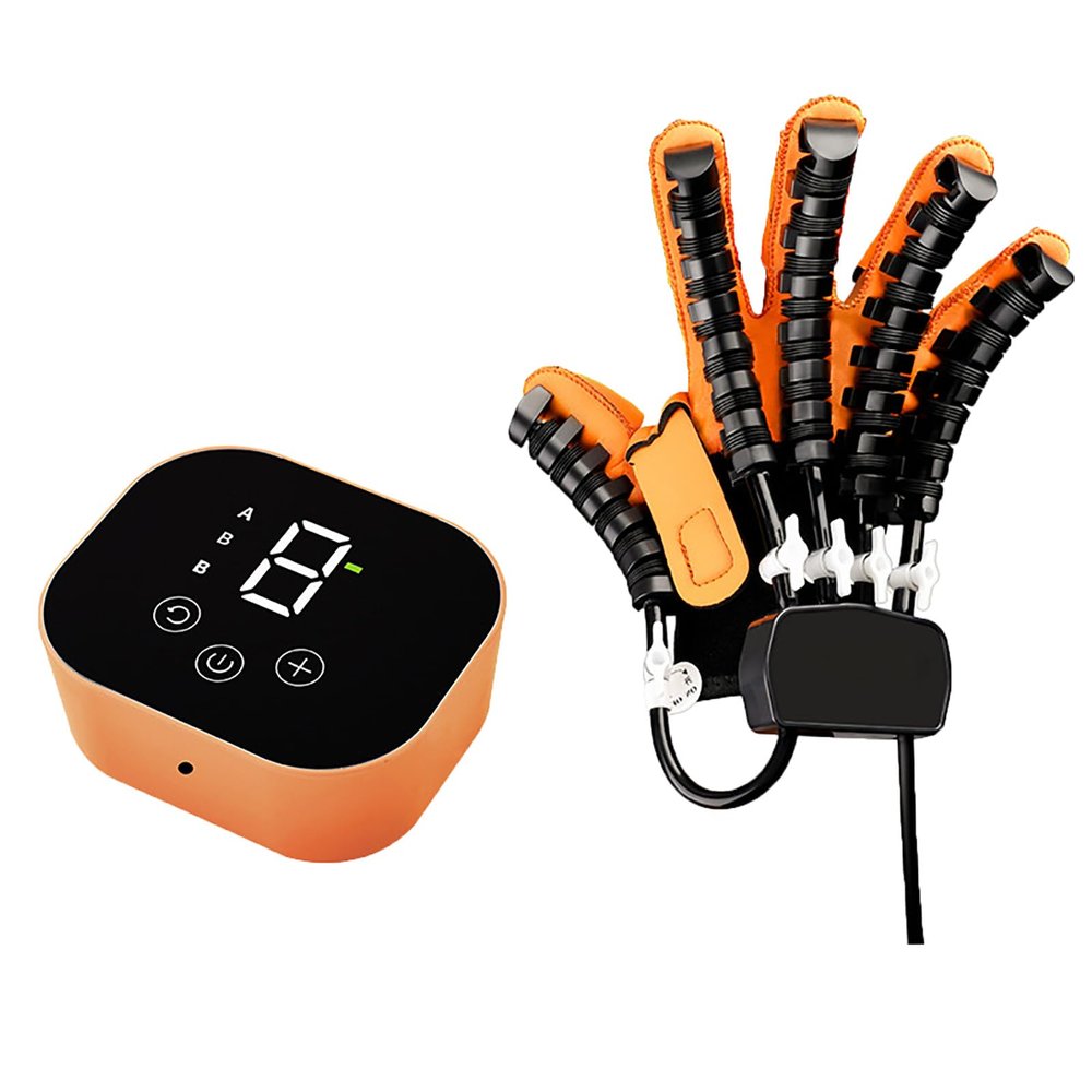 Hand and Finger Rehabilitation Trainer Robot Glove, XL, Right Hand