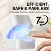 Elitzia Portable Nail Fungus Laser Device, 500 nm Blue Light Therapy, Rechargeable for Home Use, Toenails & Fingernails, 2-Pack ETNL21P view 2