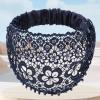 Lace Headband Soft Stretch Head Scarf Boho Turban Headband view 2