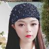 Lace Headband Soft Stretch Head Scarf Boho Turban Headband view 3