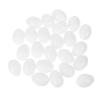 KOMBIUDA 30 White Plastic Pigeon Eggs, Sturdy and Realistic, for Reducing Broodiness and Decoration view 1